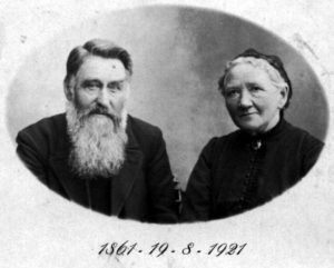 Rasmus Nielsen og hustru havde Guldbryllup i 1921