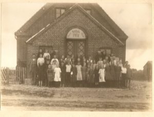 Over Feldborg Skole. Ca. 1920